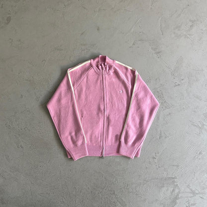 Crtez Knit Zip-Up Fleece - Pink