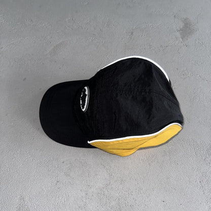 Crtez Drawstring Cap - Black/Yellow