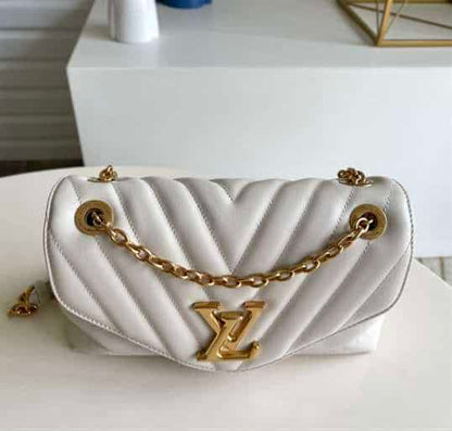 LV New Wave Chain Bag - White