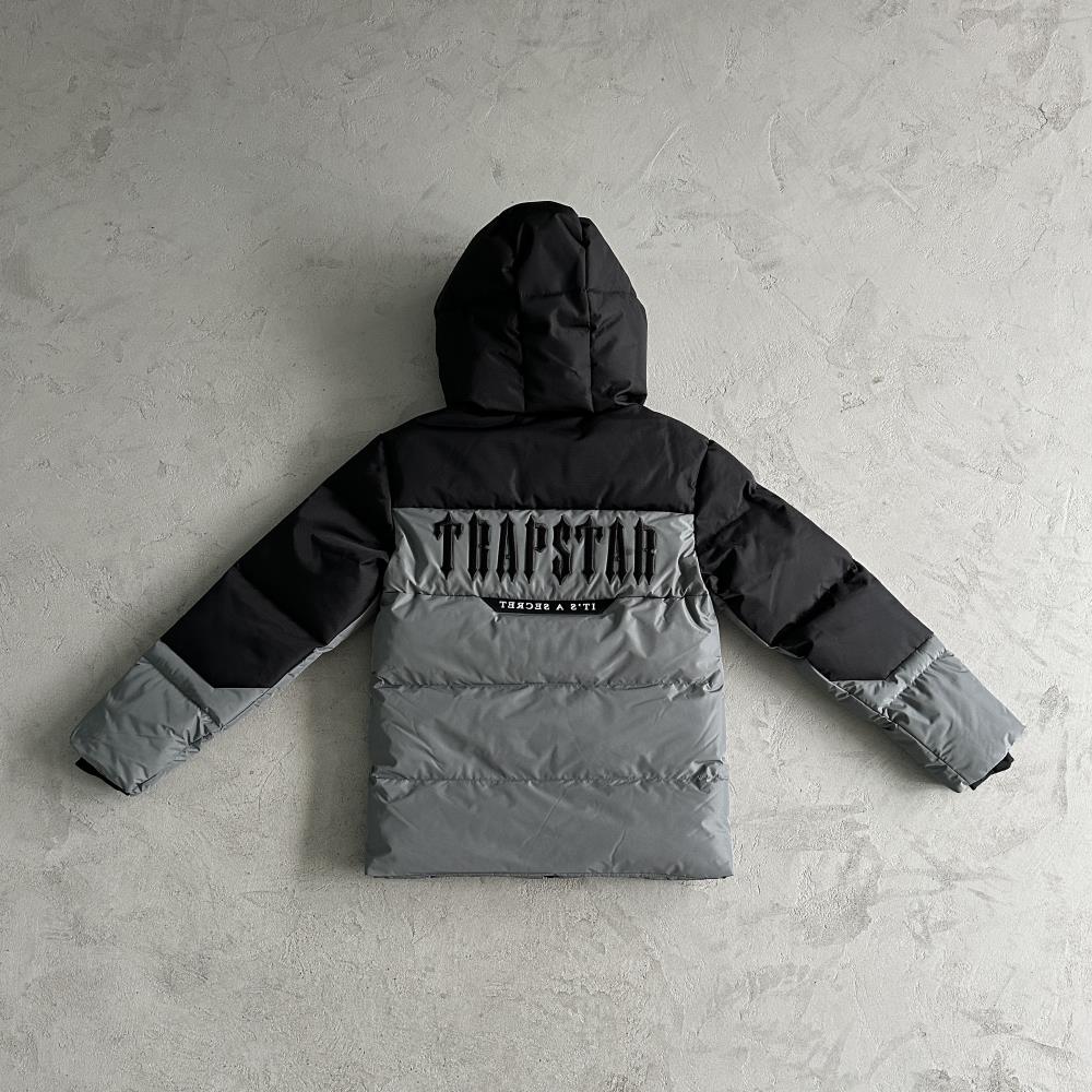 TS Decoded Puffer Jacket - Grey/Black