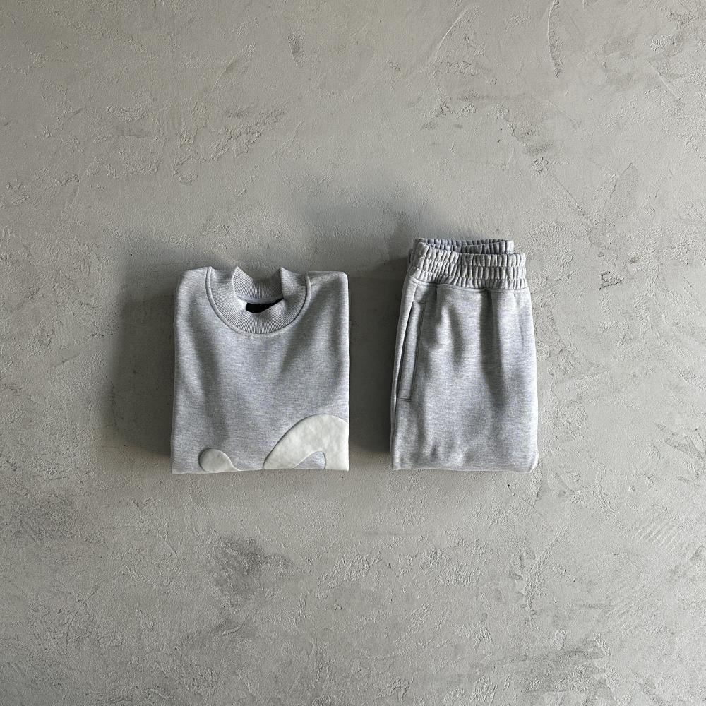 Syn Round Neck Set - Grey