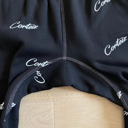 Crtez All Over Print Joggers - Black/White
