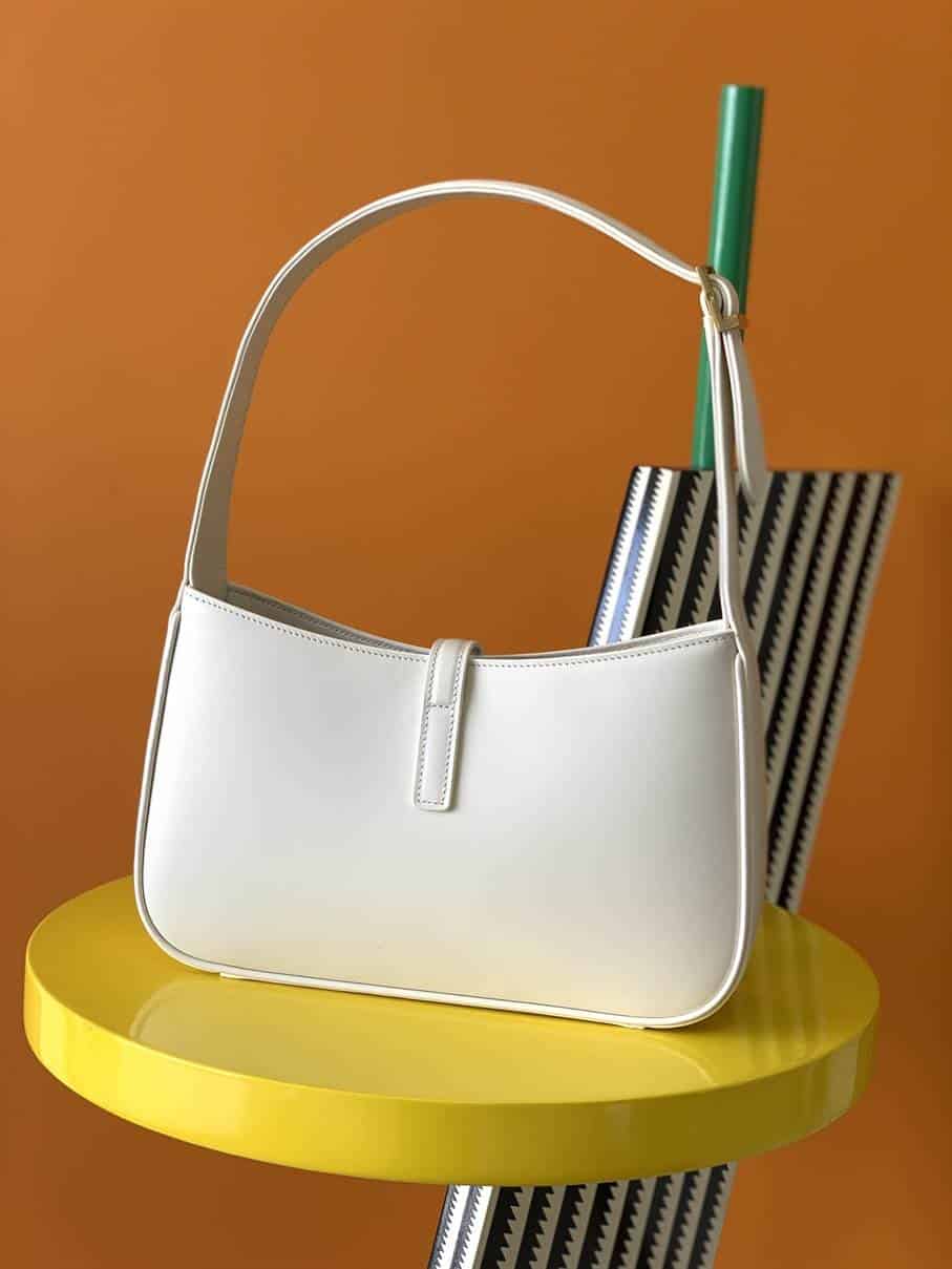YSL 5A7 Hobo Bag - White