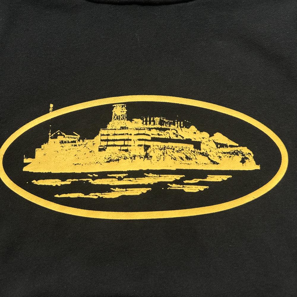 Crtez Alcatraz Hoodie - Black/Yellow