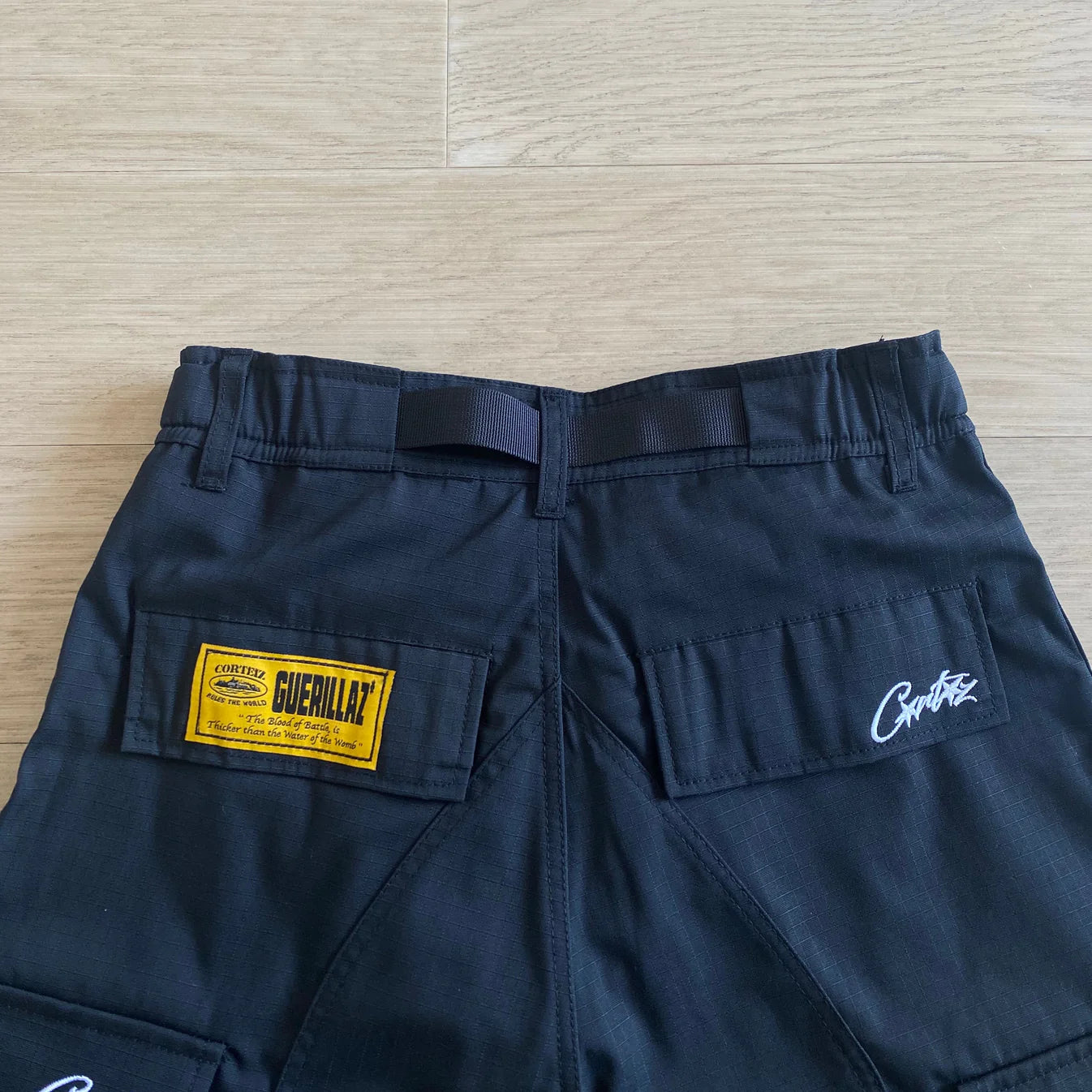 Crtez New Cargo Shorts - Black