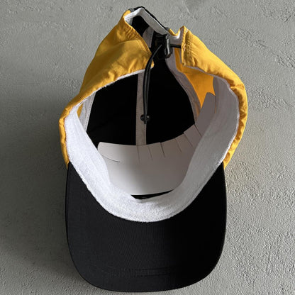 Crtez Drawstring Cap - Black/Yellow