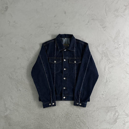 Crtez C-Star Denim Jacket - Dark Blue