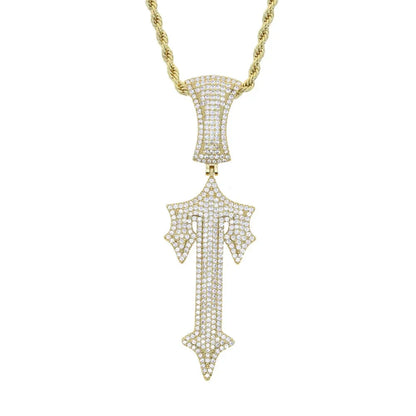 TS Iced Out Necklaces - Silver/Gold