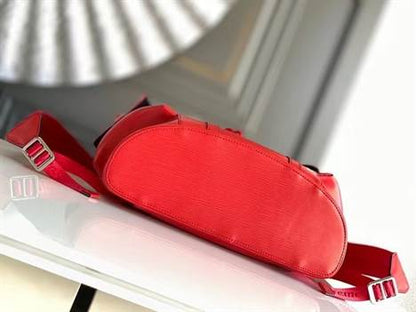 LV X Supreme Christopher PM Backpack - Red
