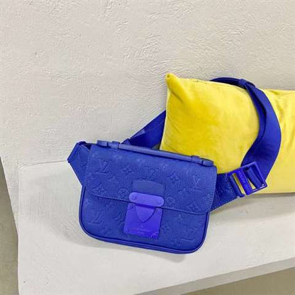 LV S Lock Sling Bag - Blue