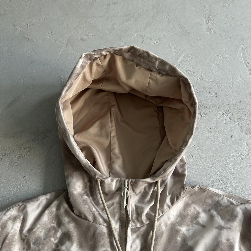 TS Washed Arch Windbreaker - Khaki