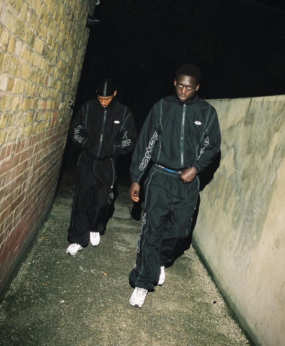 Crtez Handball Tracksuit - Black