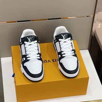 LV Trainer Sneakers - White/Black