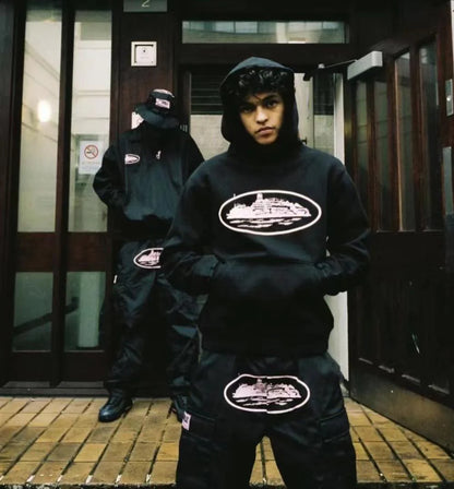 Crtez Alcatraz Logo Hoodie - Pink
