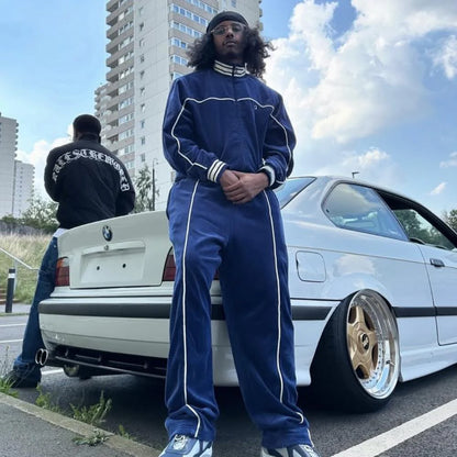 Crtez Velour Set - Blue
