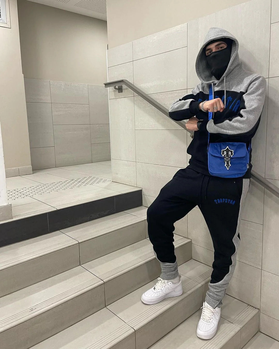 TS Irongate Decoded Tracksuit - Blue/Red