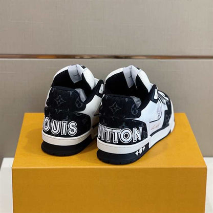LV Trainer Sneakers - White/Black