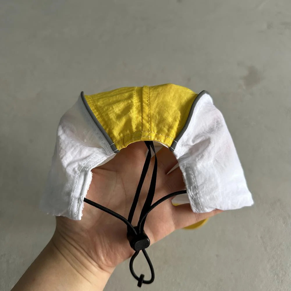 Crtez Drawstring Cap - Yellow