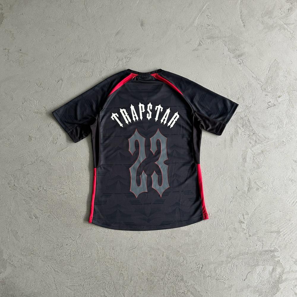 TS Football T-Shirt - Black/Red