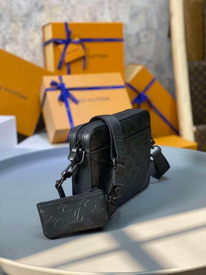 LV Duo Messenger Bag - Black