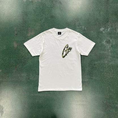 Crtez Camo Gunslinger T-Shirt - Black/White