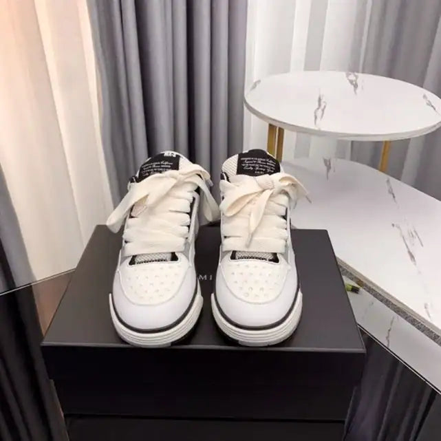 Amiri MA-1 Leather Sneakers - White