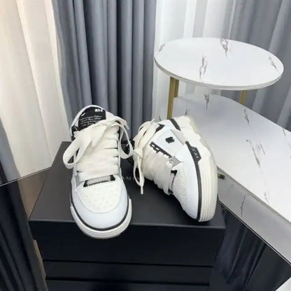 Amiri MA-1 Leather Sneakers - White