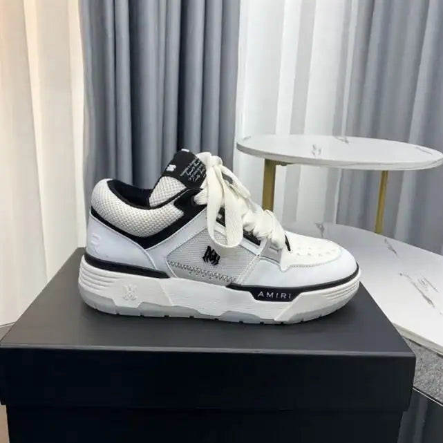 Amiri MA-1 Leather Sneakers - White