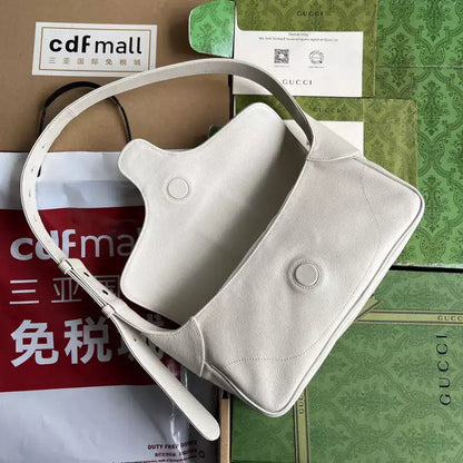 Gucci Aphrodite Small Shoulder Bag - White