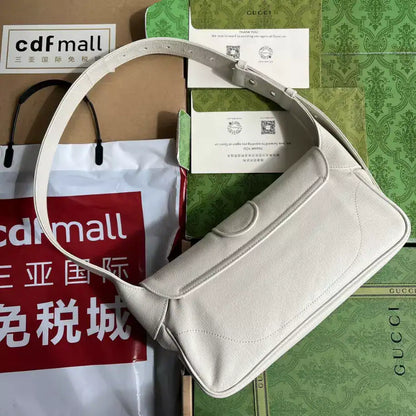 Gucci Aphrodite Small Shoulder Bag - White