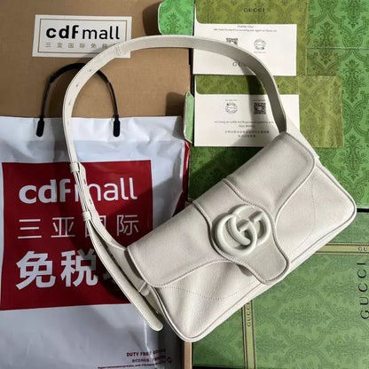 Gucci Aphrodite Small Shoulder Bag - White