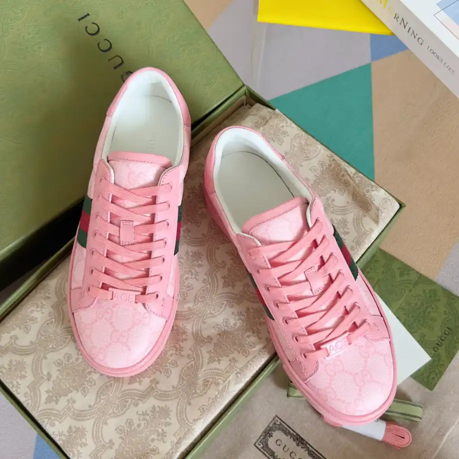 Gucci GG Ace Sneakers - Pink