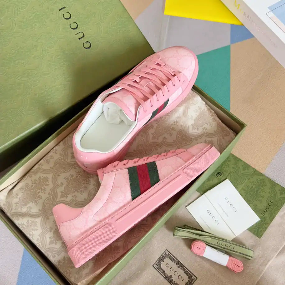 Gucci GG Ace Sneakers - Pink