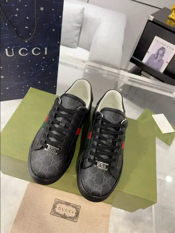 Gucci GG Ace Sneakers - Black