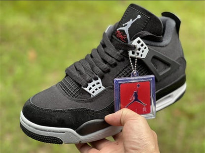 Jordan 4 - Black Canvas