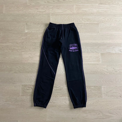 Crtez Alcatraz Jogging Pants - Black/Purple
