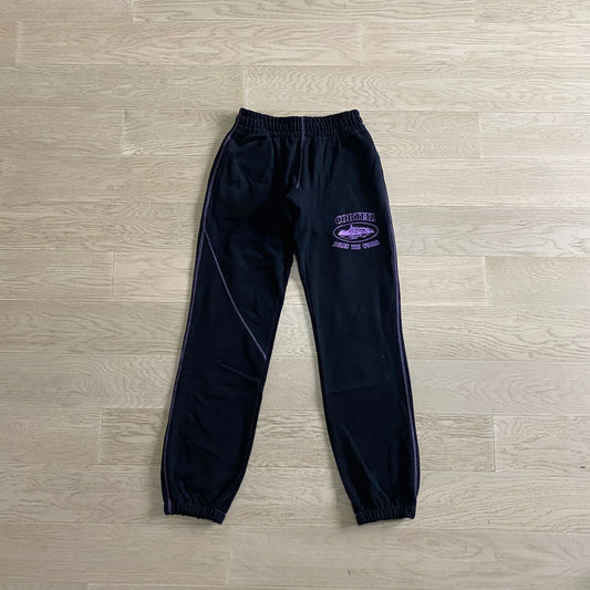 Crtez Alcatraz Jogging Pants - Black/Purple