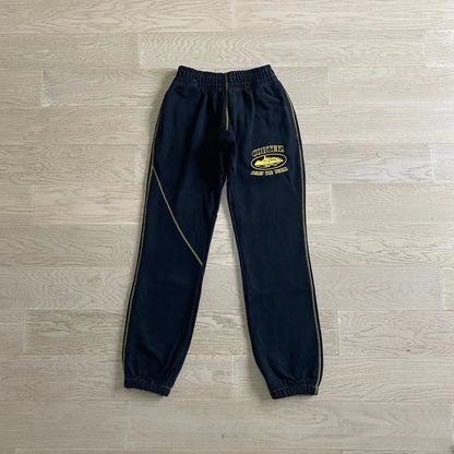 Crtez Alcatraz Jogging Pants - Black/Yellow