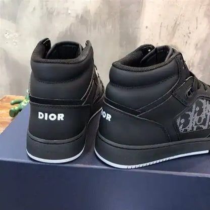 Dior B27 High-Top Sneakers - Black