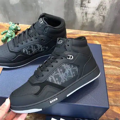 Dior B27 High-Top Sneakers - Black