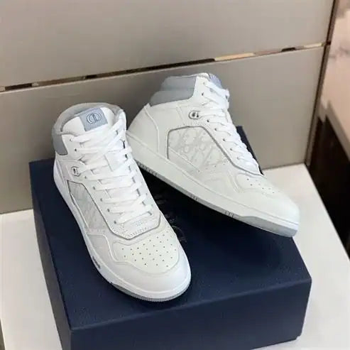 Dior B27 High-Top Sneakers - White