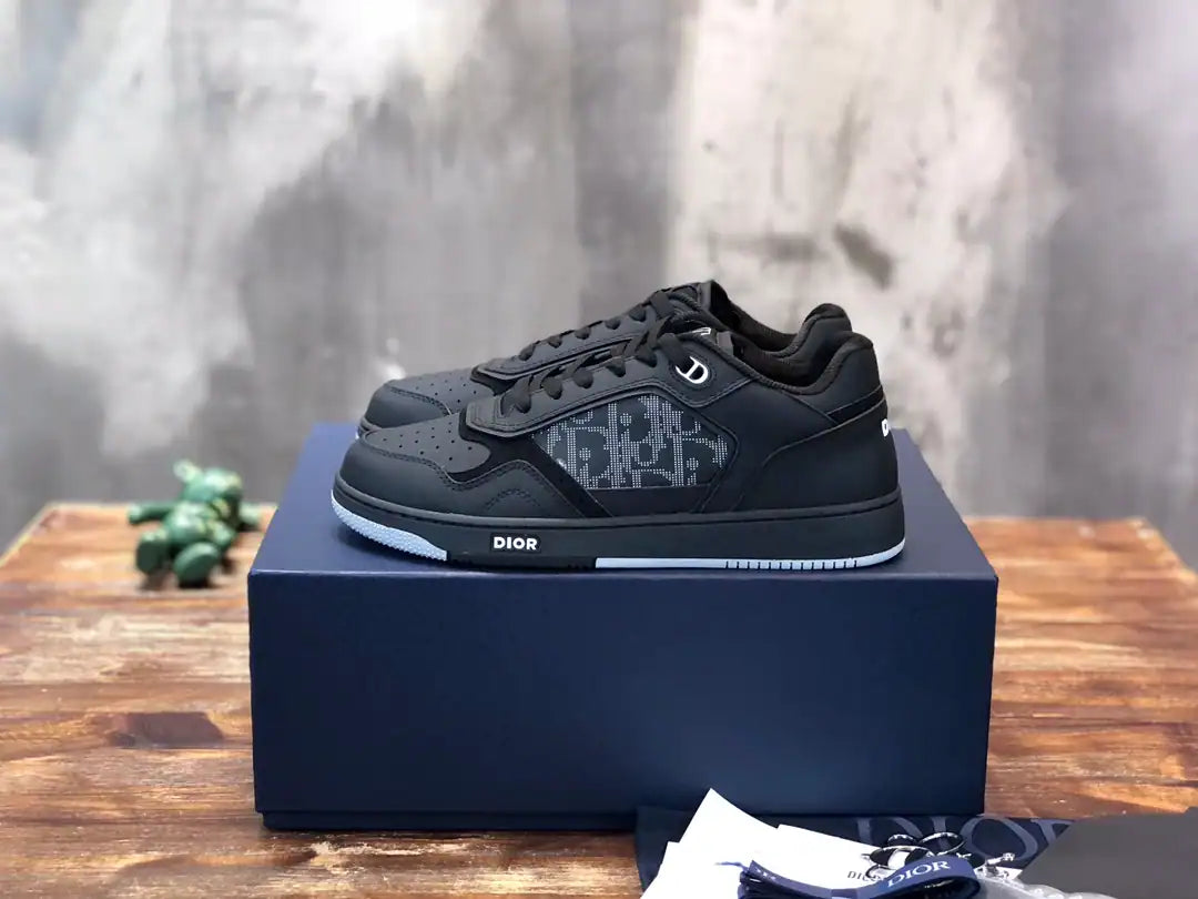Dior B27 Low-Top Sneakers - Black/Black