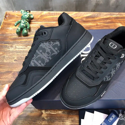 Dior B27 Low-Top Sneakers - Black/Black