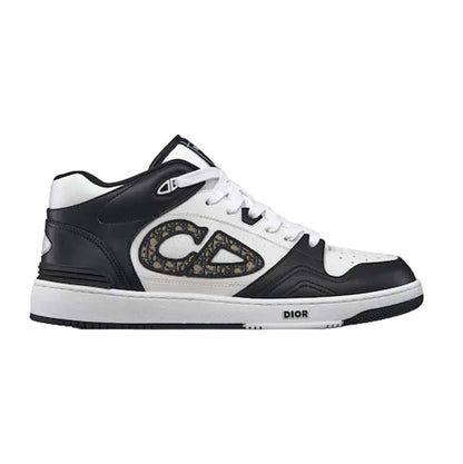 Dior B57 Mid-Top Sneakers - White/Black