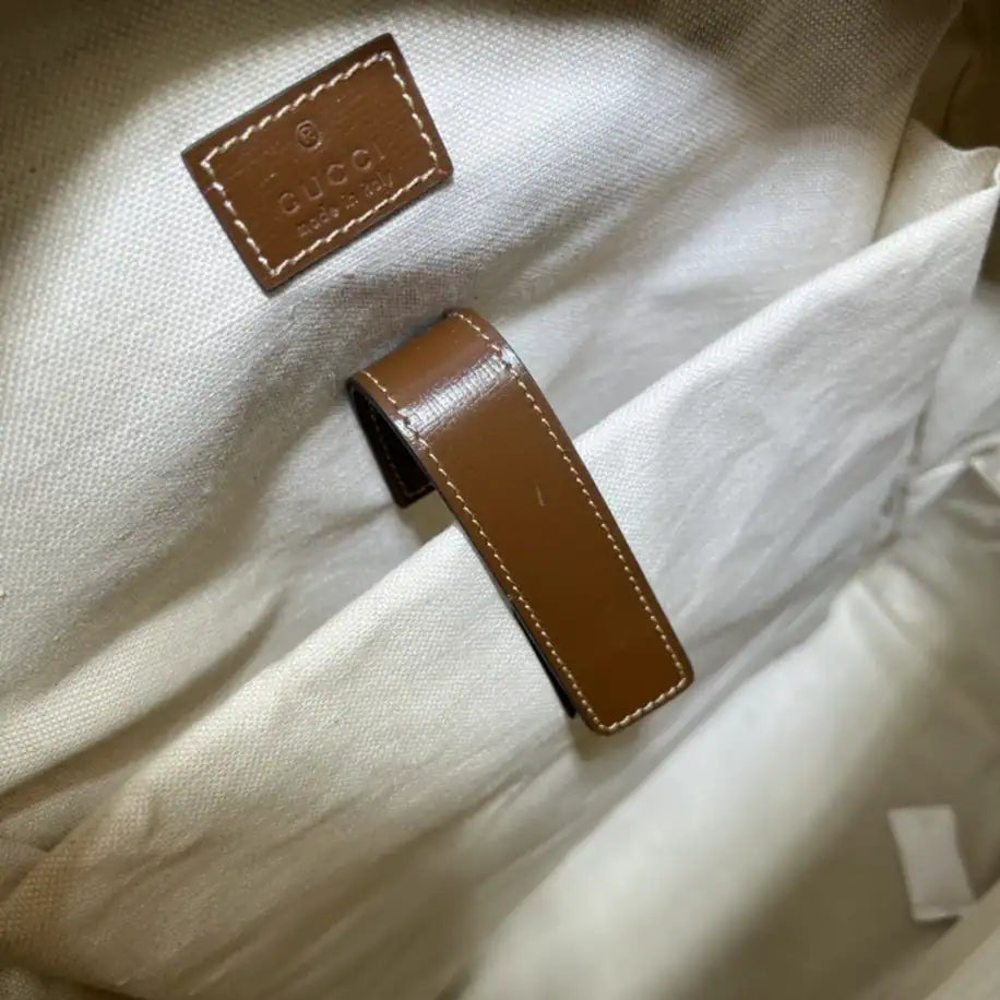 Gucci GG Backpack - Beige
