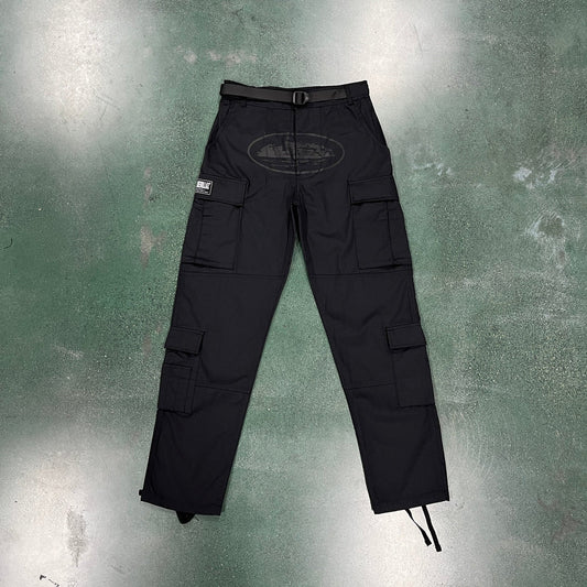 Crtez Island Cargo Pants - Black/Black