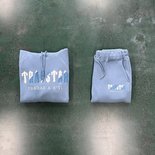TS Chenille Decoded Tracksuit - Citadel/White
