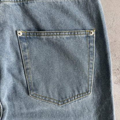 Crtez Island Baggy Jeans - Light Blue