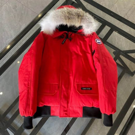 Canada Goose Fur Coat - Red