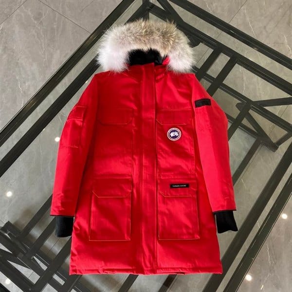 Canada Goose Fur Coat - Red